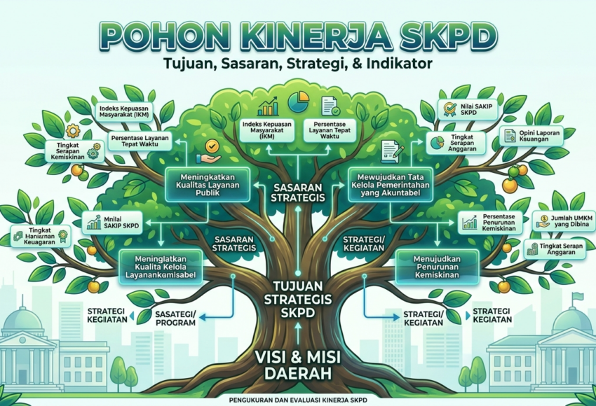 Bimtek Penyusunan Pohon Kinerja dan Cascading SKPD 5 Penyusunan Pohon Kinerja